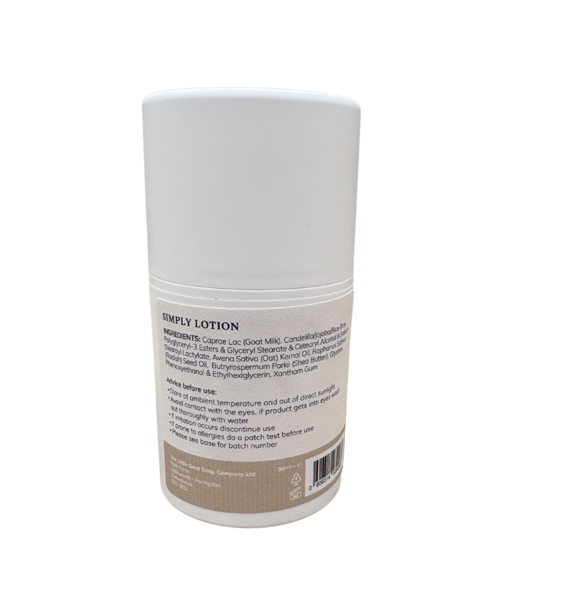 50ml simply lotion back