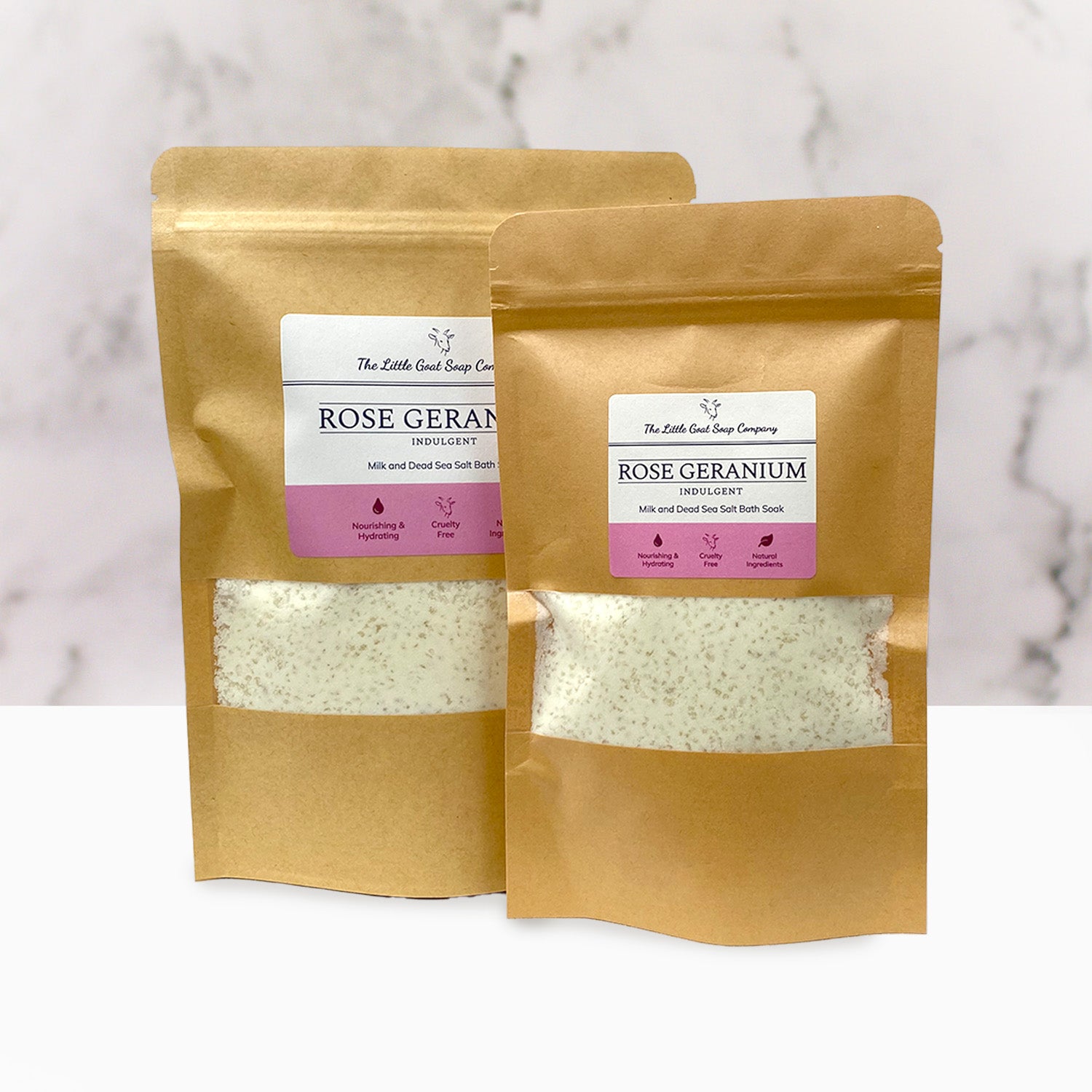 Both sizes - Rose Geranium Bath Soak