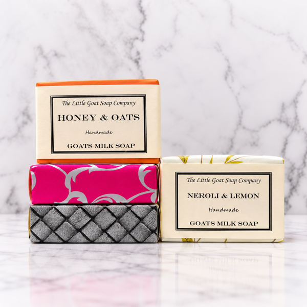 Bundle of 4 mixed soaps and shampoo 