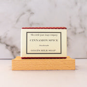 Cinnamon Spice Goat Milk Soap bar, 100g, warm spiced scent