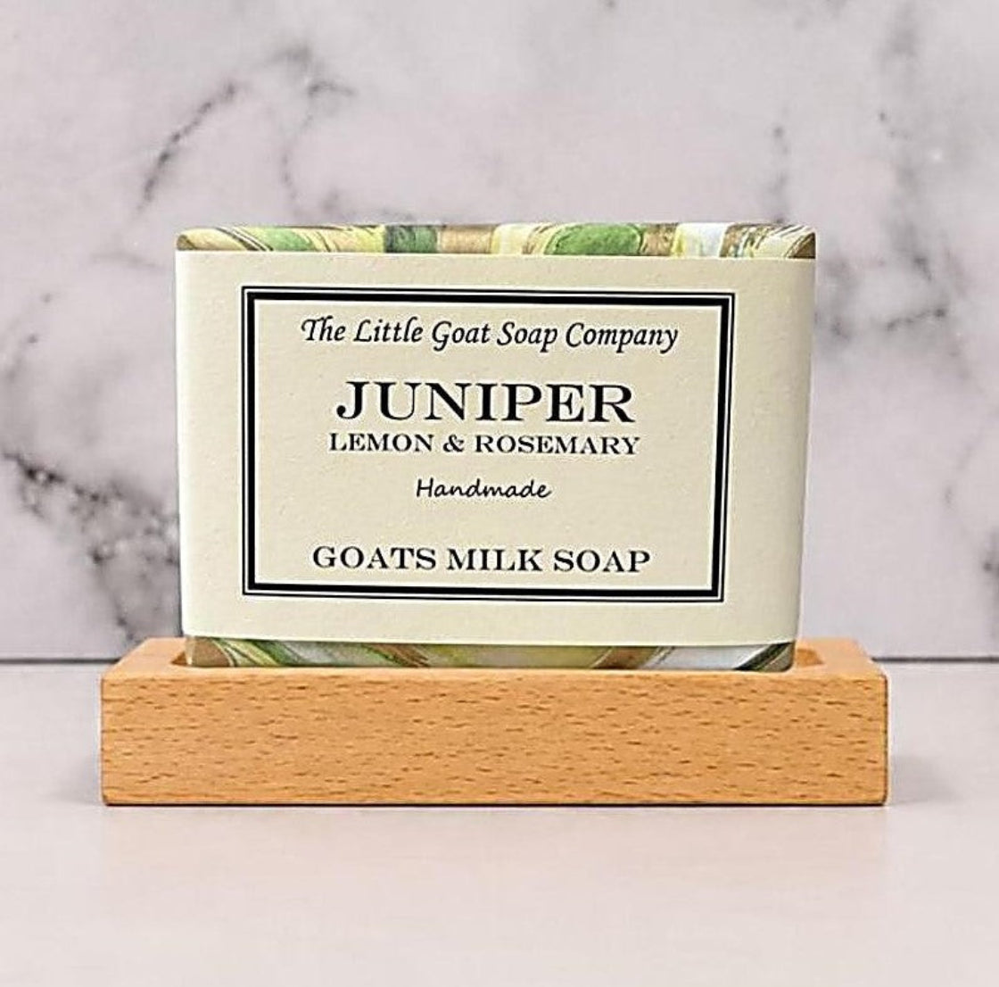 Juniper Goat Milk Soap bar, 100g, fresh woody citrus scent