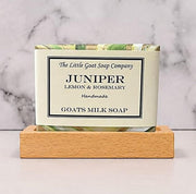 Juniper Goat Milk Soap bar, 100g, fresh woody citrus scent