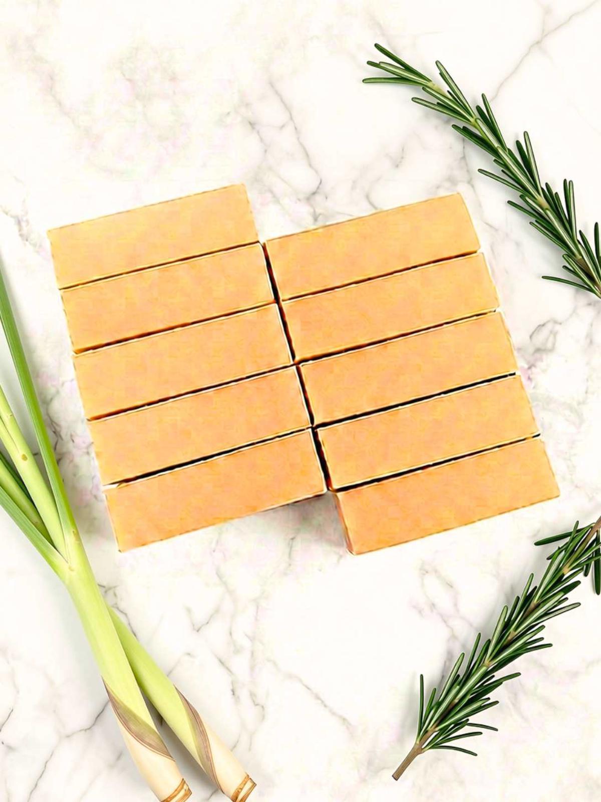 Lemongrass & Rosemary Naked Bars