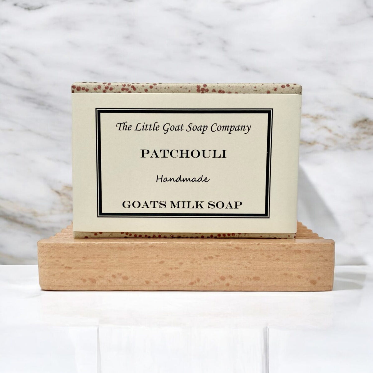 Patchouli Goat Milk Soap bar, 100g, earthy scent, anti-aging and soothing