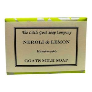 The Little Goat Soap Company Neroli and Lemon Soap Packaging