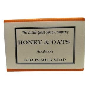 The Little Goat Soap Company Honey and Oats Soap Packaging