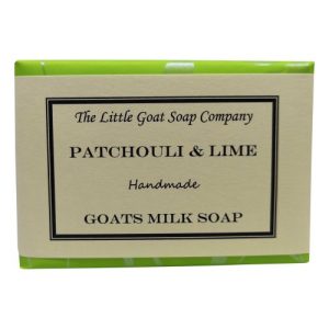 The Little Goat Soap Company Patchouli and Lime Soap Packaging